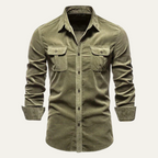 The Norwick Casual Button Down Men’s Corduroy Shirt