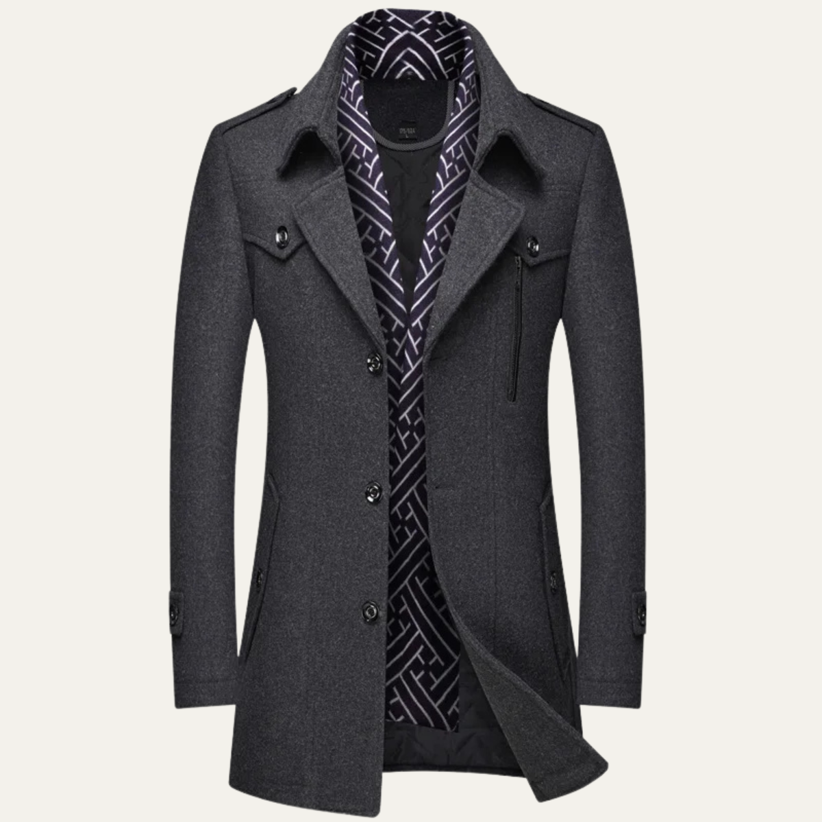 The Avebury Smart Double Breasted Winter Men's Coat