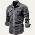 The Norwick Casual Button Down Men’s Corduroy Shirt