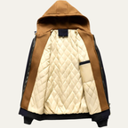 The Chianalea Men’s Casual Warm Hooded Bomber Jacket