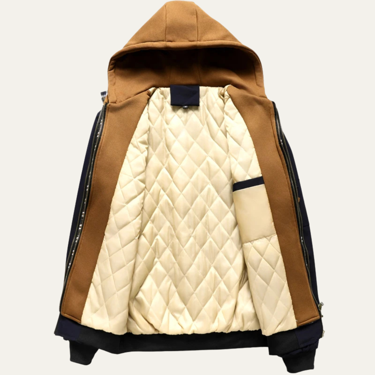 The Chianalea Men’s Casual Warm Hooded Bomber Jacket