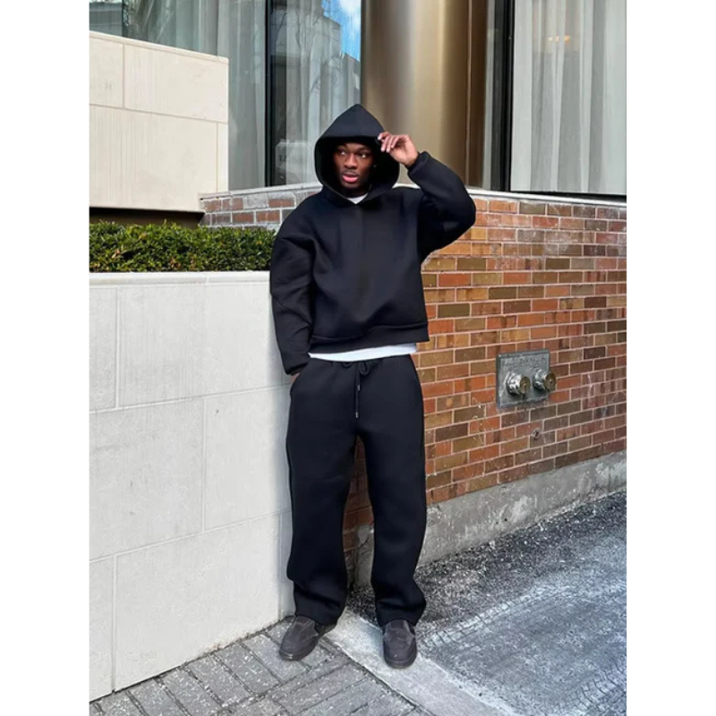 Noah | Men's Minimal Hooded Sweater Jogger Set