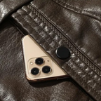 The Bressanone Men’s Retro Fleece Lined Leather Winter Coat