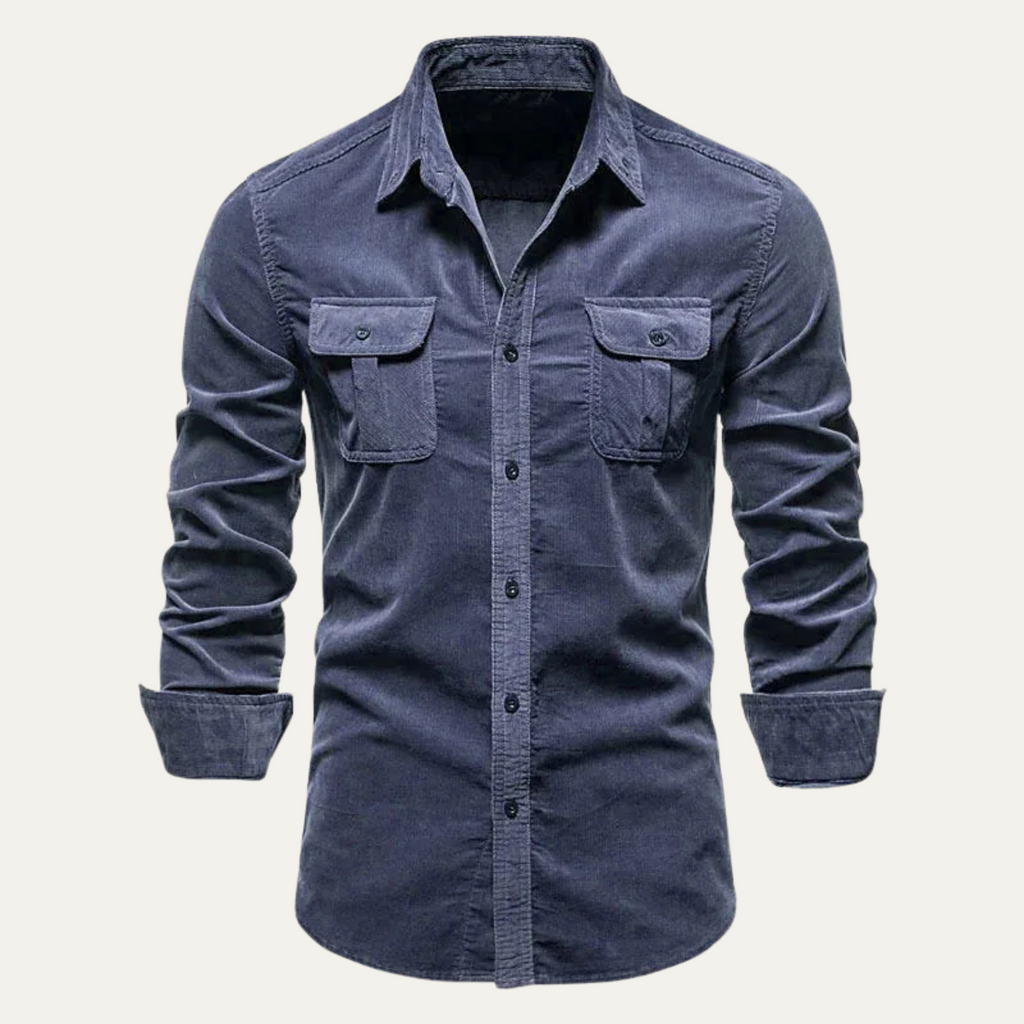 The Norwick Casual Button Down Men’s Corduroy Shirt