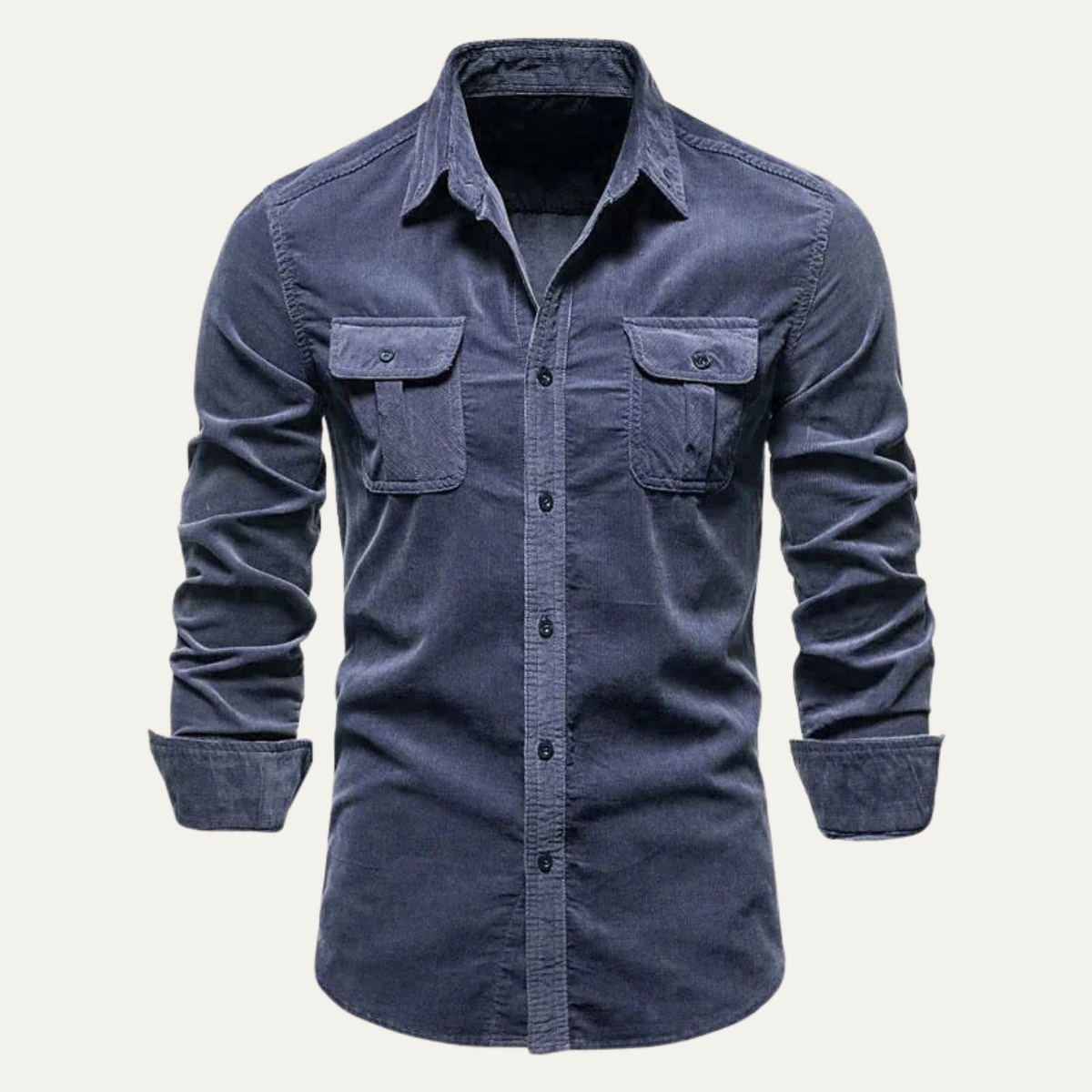 The Norwick Casual Button Down Men’s Corduroy Shirt