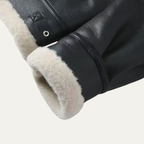 The Laglio Men’s Shearling Aviator Winter Leather Jacket