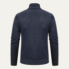 The Chianti High Neck Winter Zip Up Knit Men's Cardigan