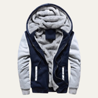 The Taormina Men’s Winter Fleece Line Zip Up Hoodie Jacket