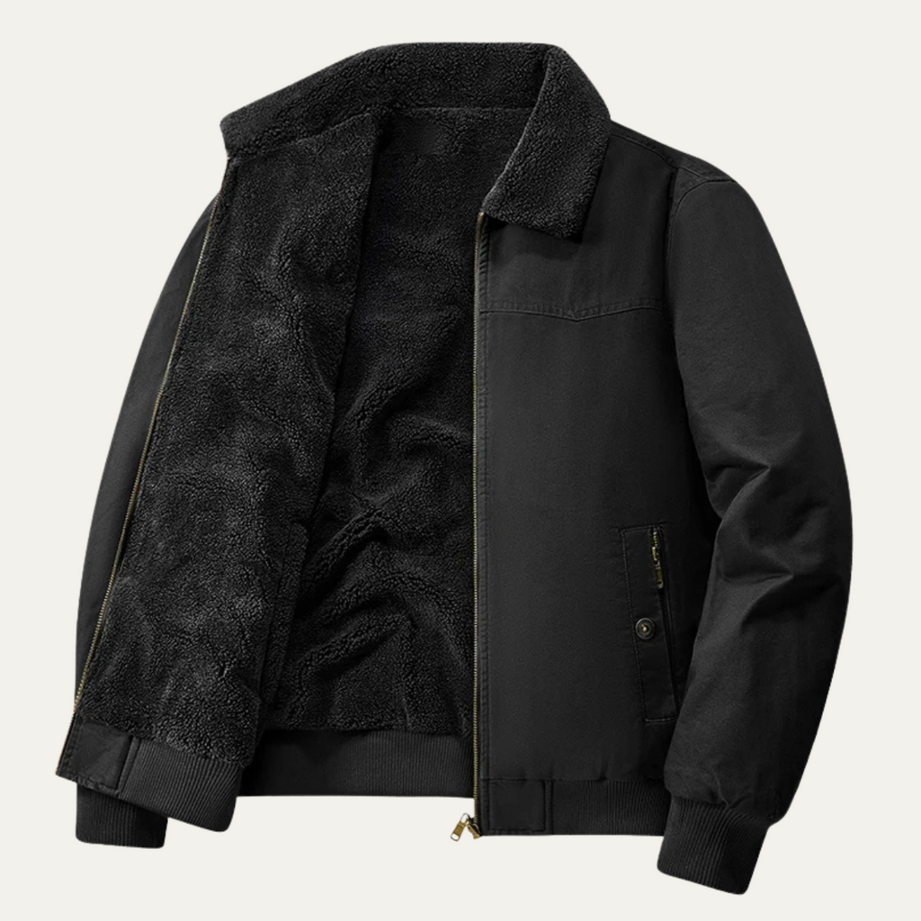 The Cardiff Fleece Lined Reversible Men's Bomber Jacket