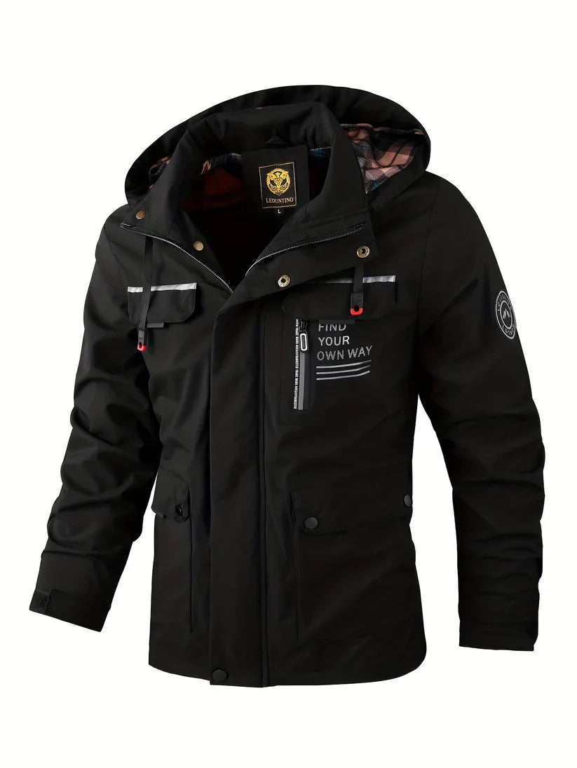 Angelo | Men's Weather-Ready Hooded Winter Jacket