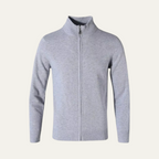 The Bristol Men’s Cashmere Luxury Cardigan Zip Knit Jumper