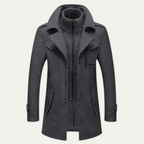 The Aberdeen Wool Blend Double Layer Men’s Coat