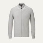 The Four Seasons Merino Wool Knitted Zip Cardigan Jumper for Men