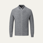 The Four Seasons Merino Wool Knitted Zip Cardigan Jumper for Men