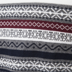 The Chatsworth Men's Quarter Zip Cotton Jumper – Fair Isle Knit