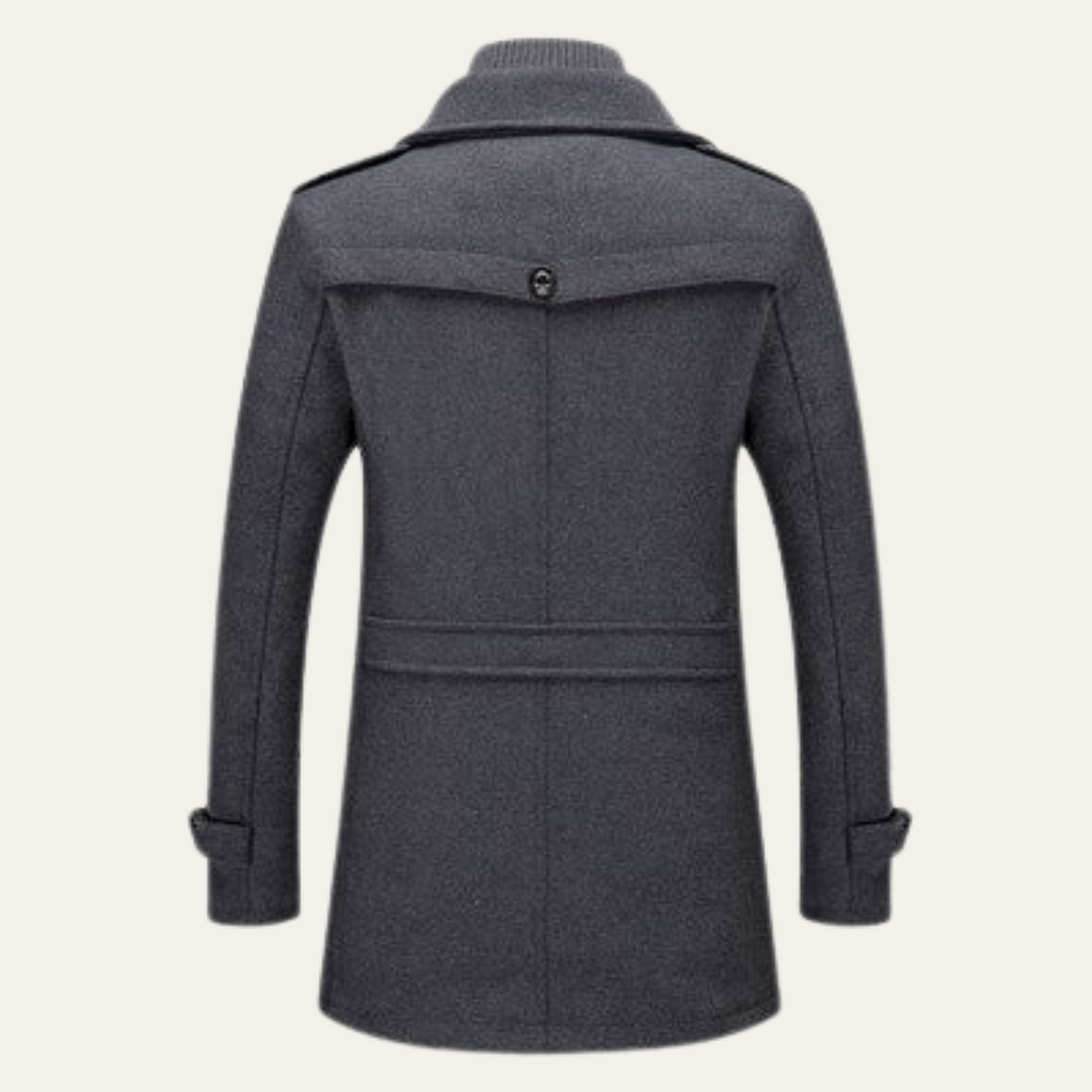 The Aberdeen Wool Blend Double Layer Men’s Coat