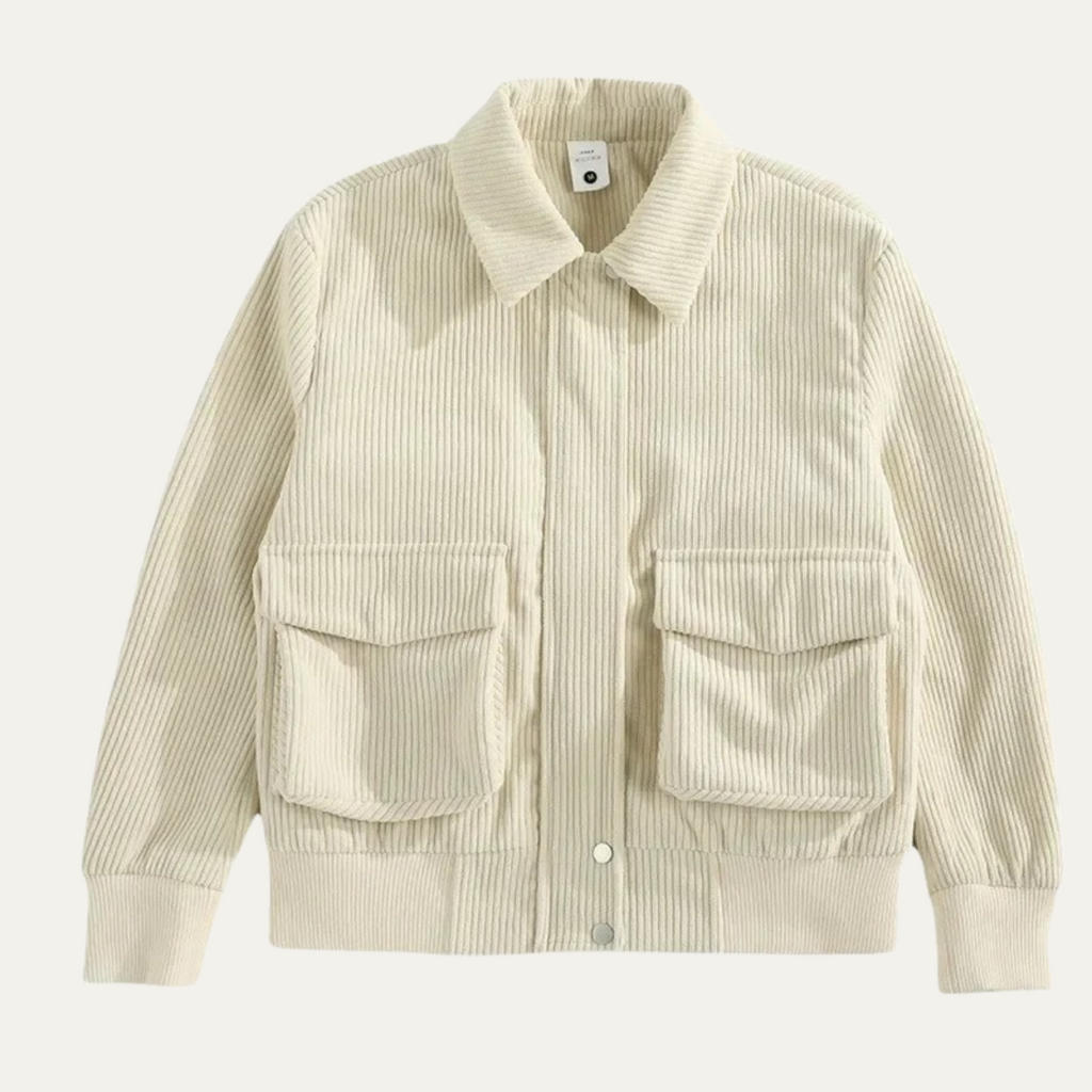 The Lisbon Men’s Corduroy Utility Pocket Jacket