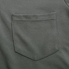 The Otranto Men’s Casual Waffle Knit Henley Shirt