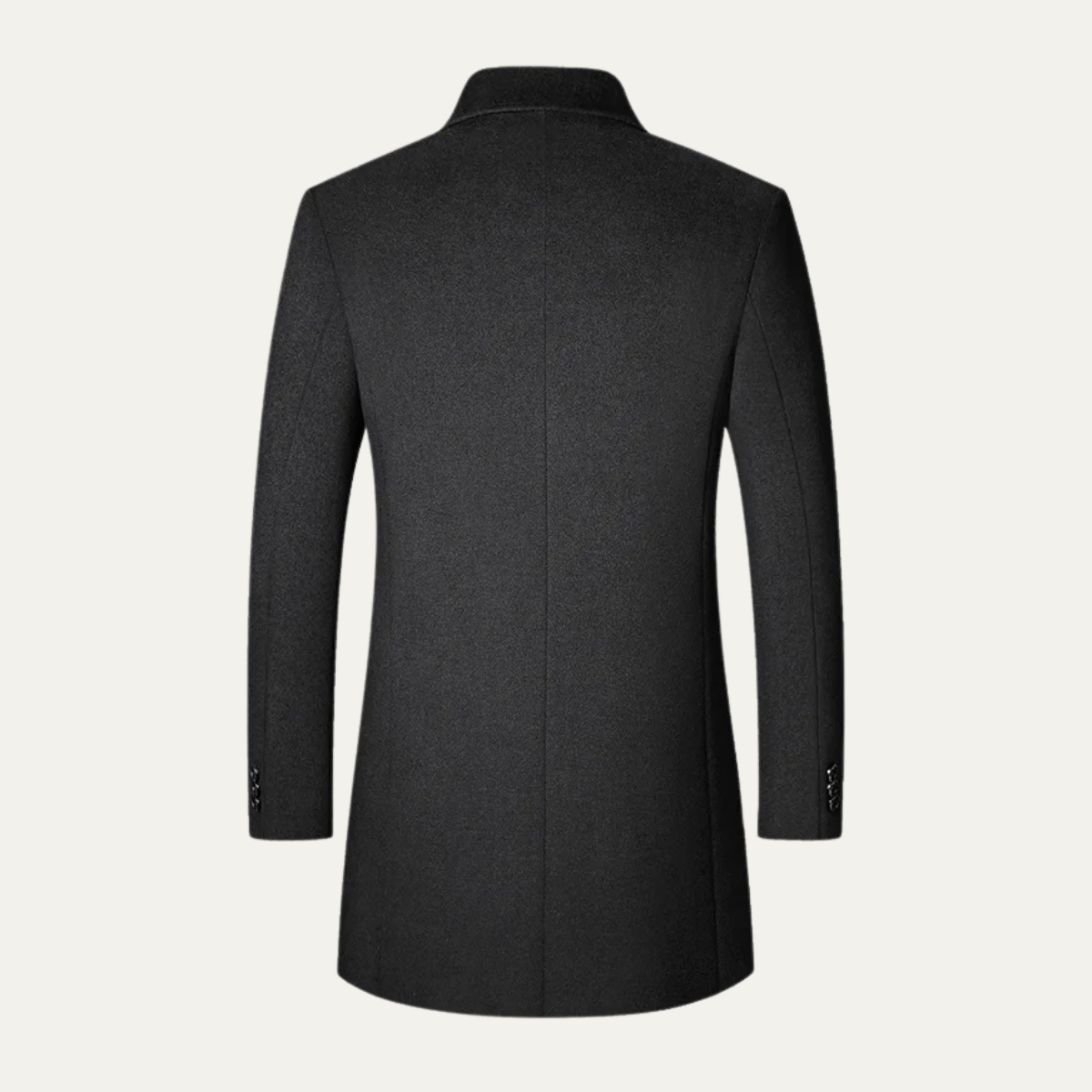 The Alderney Elegant Warm Long Wool Blend Men's Coat