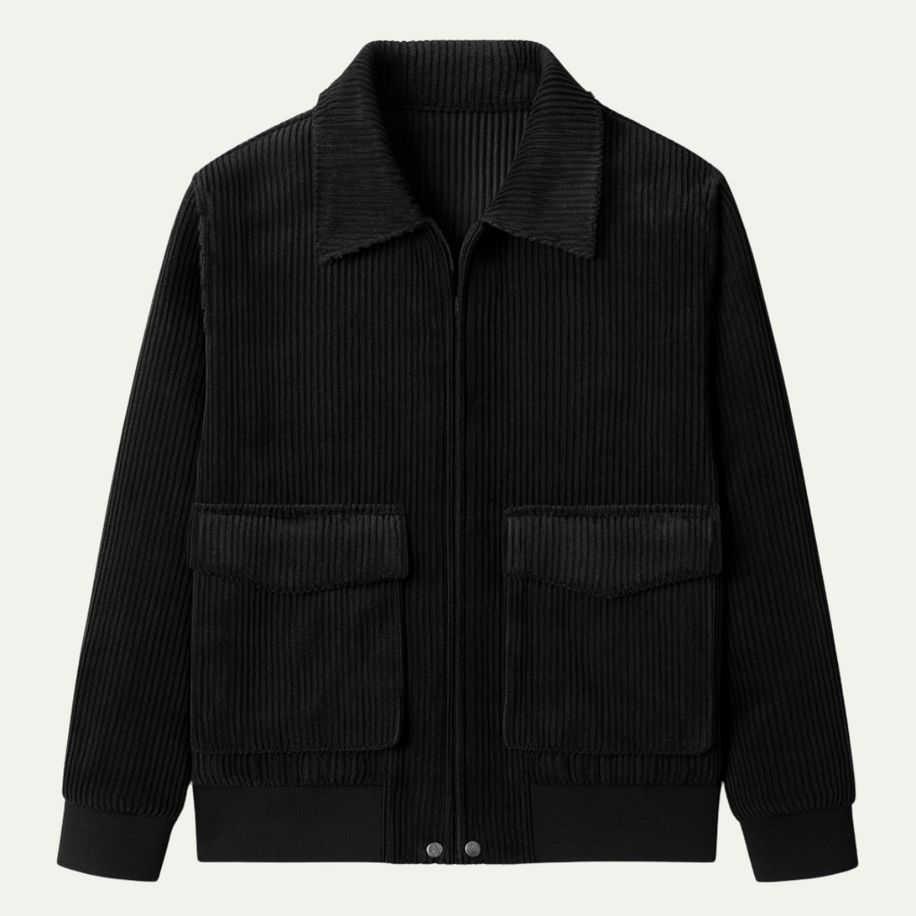 The Lisbon Men’s Corduroy Utility Pocket Jacket