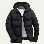The Amsterdam Men's Black Quilted Warm Winter Puffer Jacket