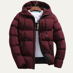 The Amsterdam Men's Black Quilted Warm Winter Puffer Jacket