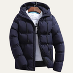 The Amsterdam Men's Black Quilted Warm Winter Puffer Jacket