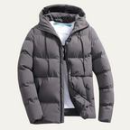 The Amsterdam Men's Black Quilted Warm Winter Puffer Jacket