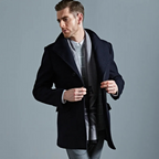 The Burford Men's Elegant Single Breasted Winter Jacket