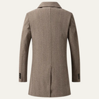 The Cambridge Trendy Slim Fit Wool Blend Overcoat for Men