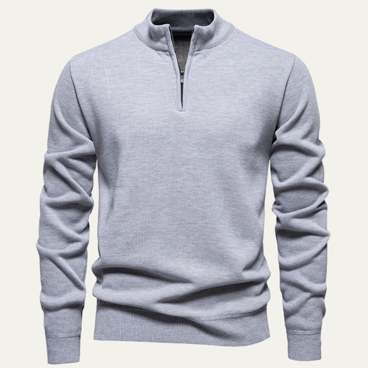 The Pesaro Men’s Half Zip Fleece Stand Collar Jumper