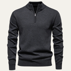 The Pesaro Men’s Half Zip Fleece Stand Collar Jumper