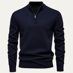 The Pesaro Men’s Half Zip Fleece Stand Collar Jumper
