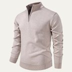 The Pesaro Men’s Half Zip Fleece Stand Collar Jumper