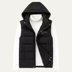 The Paris Quilted Modern Hooded Vest for Men