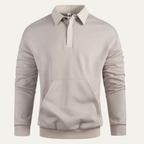 The Marettimo Collared Cotton Polo Men's Jumper with Pocket
