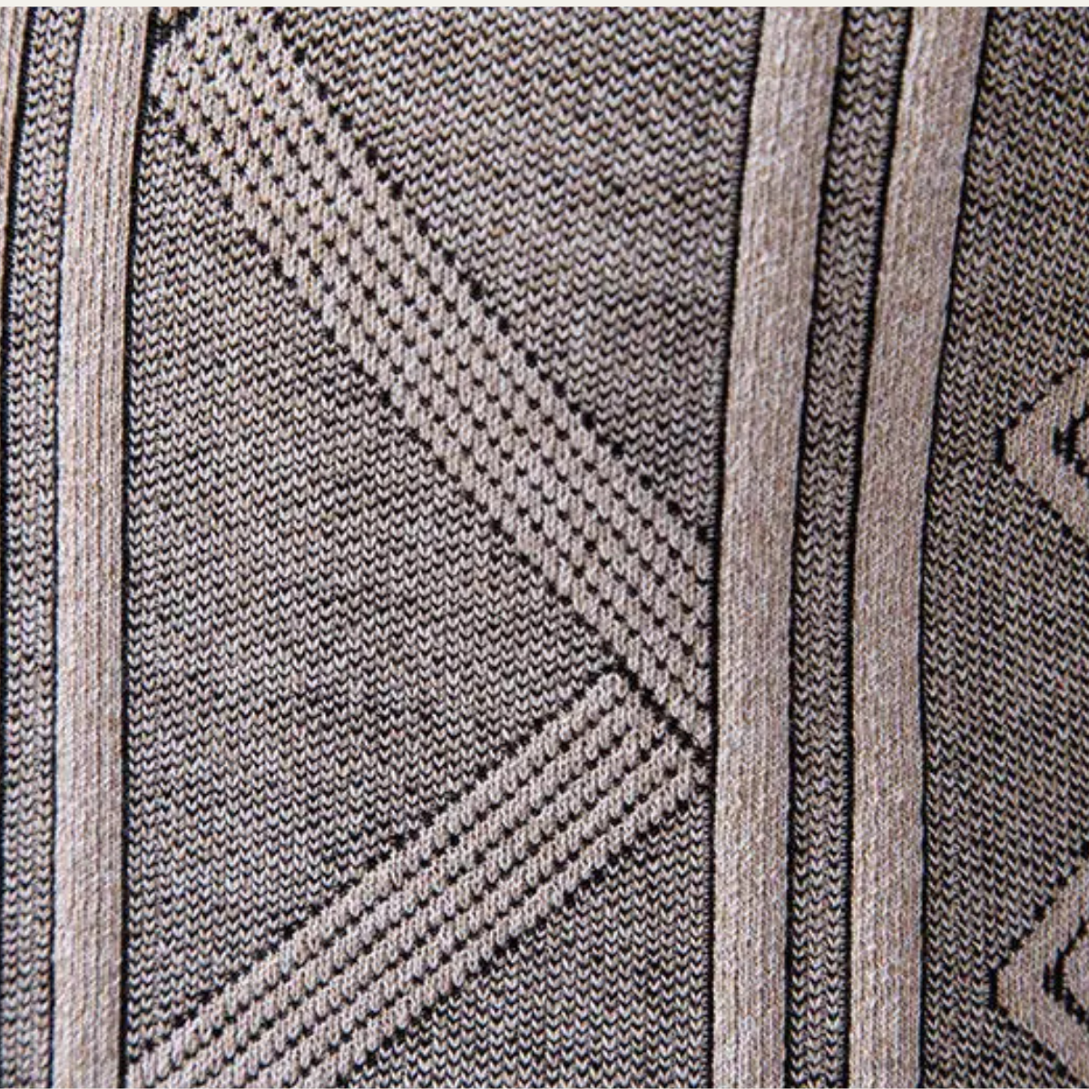 The Chianti High Neck Winter Zip Up Knit Men's Cardigan