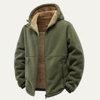 The Hearthstone Men’s Fleece Lined Warm Hooded Jacket