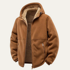 The Hearthstone Men’s Fleece Lined Warm Hooded Jacket