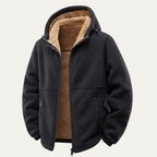 The Hearthstone Men’s Fleece Lined Warm Hooded Jacket