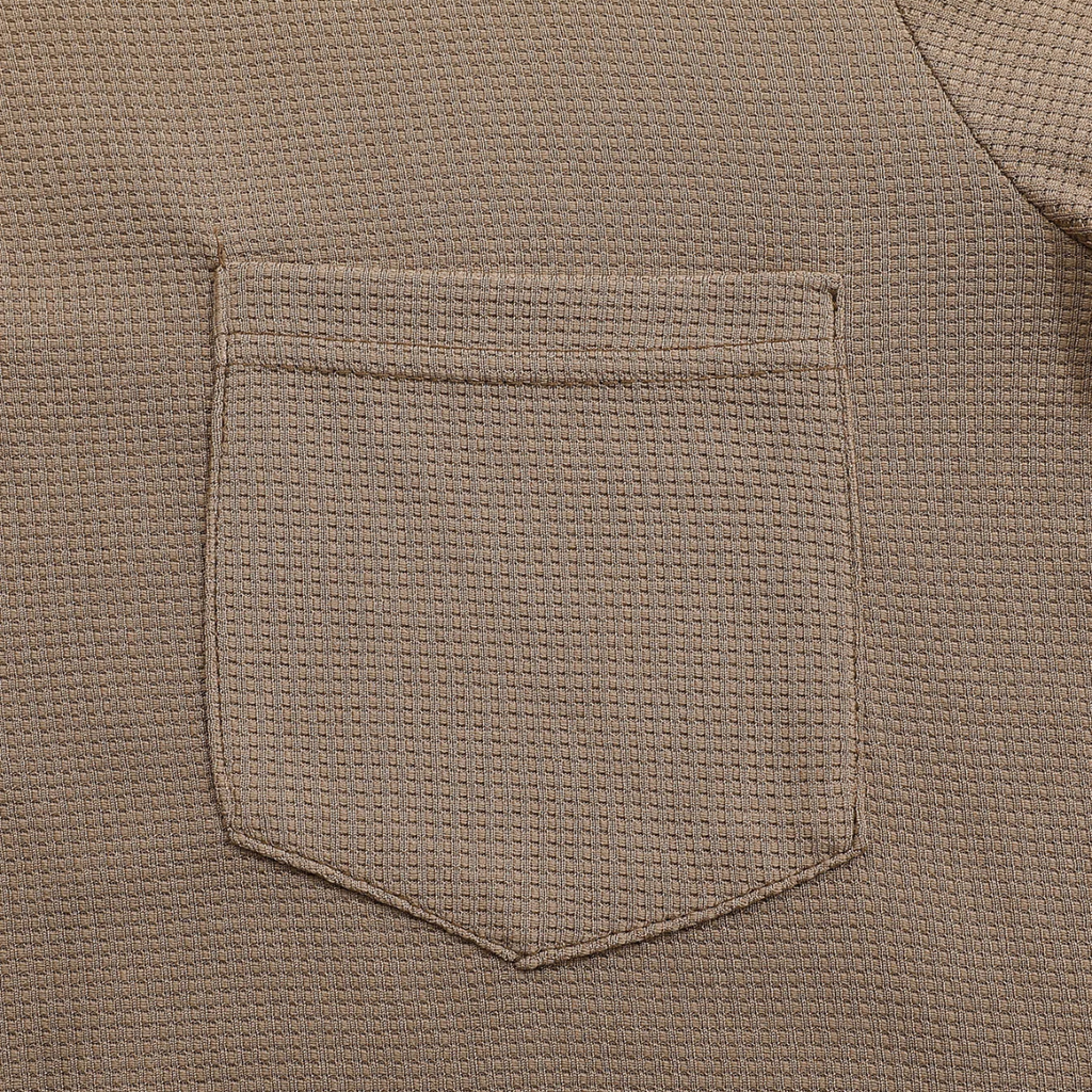 The Otranto Men’s Casual Waffle Knit Henley Shirt