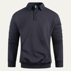 The Marettimo Collared Cotton Polo Men's Jumper with Pocket