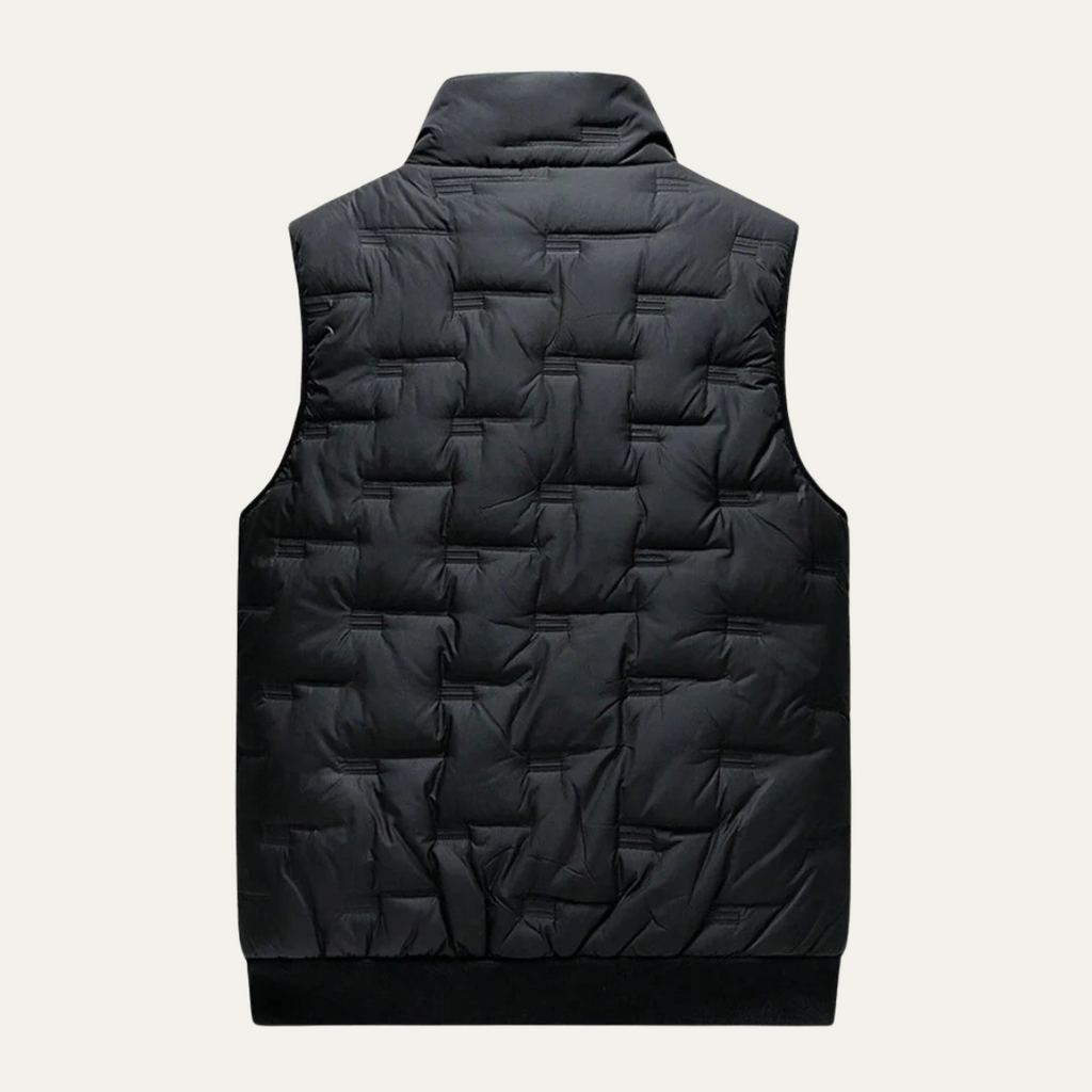The Belgravia Men’s Luxury Black Puffer Quilted Gilet - 2025