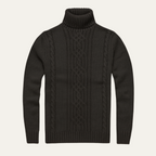 The Courchevel Knitted Turtleneck Jumper for Men - Merino Wool