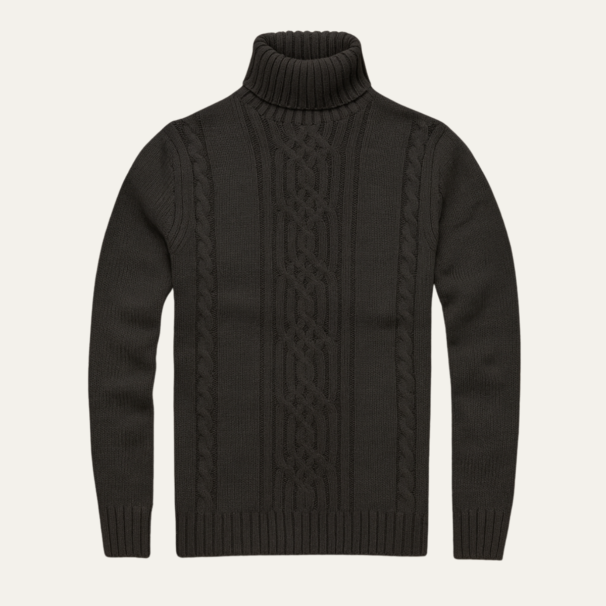 The Courchevel Knitted Turtleneck Jumper for Men - Merino Wool