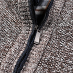 The Glasgow Men's Knitted Zip Up Winter Cardigan