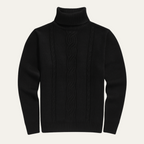 The Courchevel Knitted Turtleneck Jumper for Men - Merino Wool