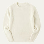 The Tokyo Merino Wool Ribbed O-Neck Jumper