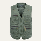 The Benevento Retro Outdoor Utility Multi Pocket Men’s Vest