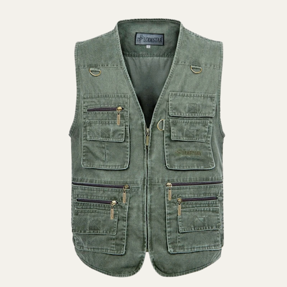 The Benevento Retro Outdoor Utility Multi Pocket Men’s Vest